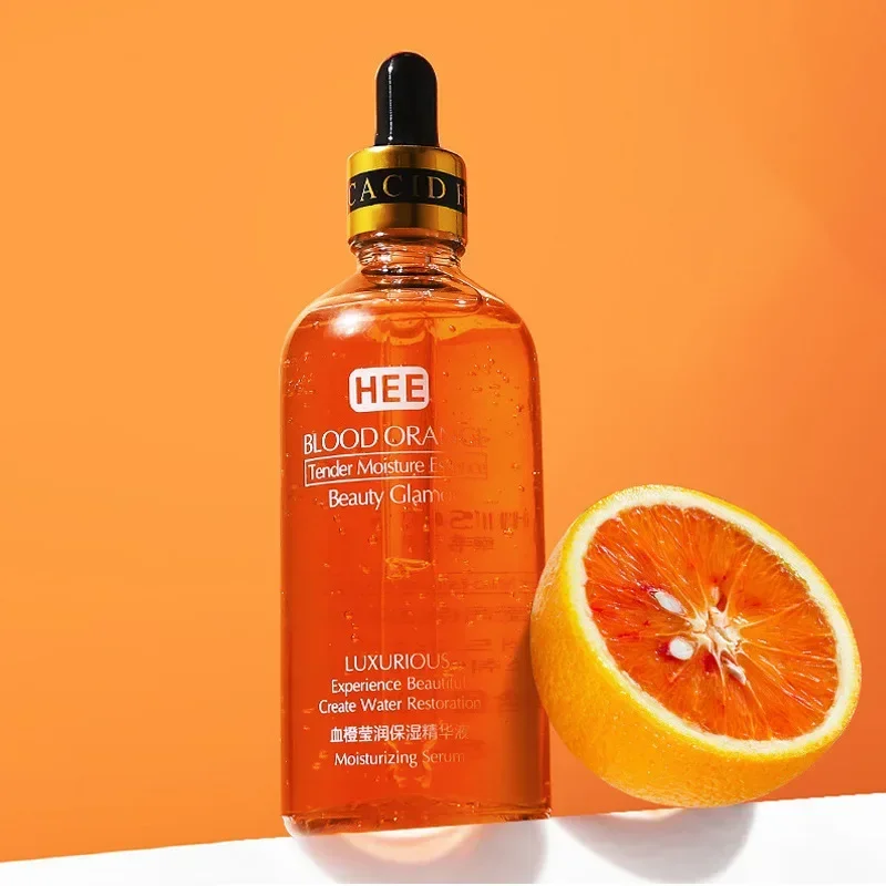 

100ml Blood Orange Vitamin C Facial Essence Revitalizing Moisturizing Firming Brightening Skin Tone Nicotinamide Serum