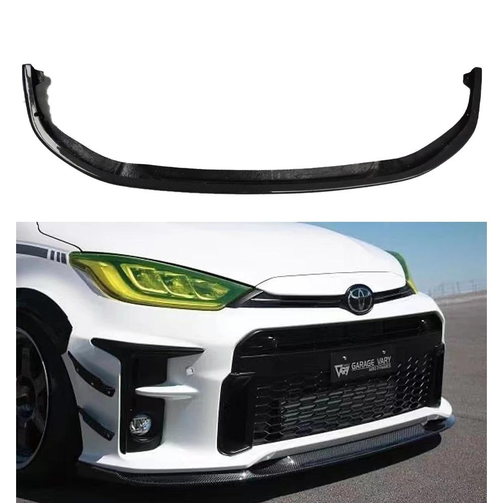Car Accessories Vary Style Front Splitter Carbon Fiber for  GR Yaris GR4 Front Bumper Lip