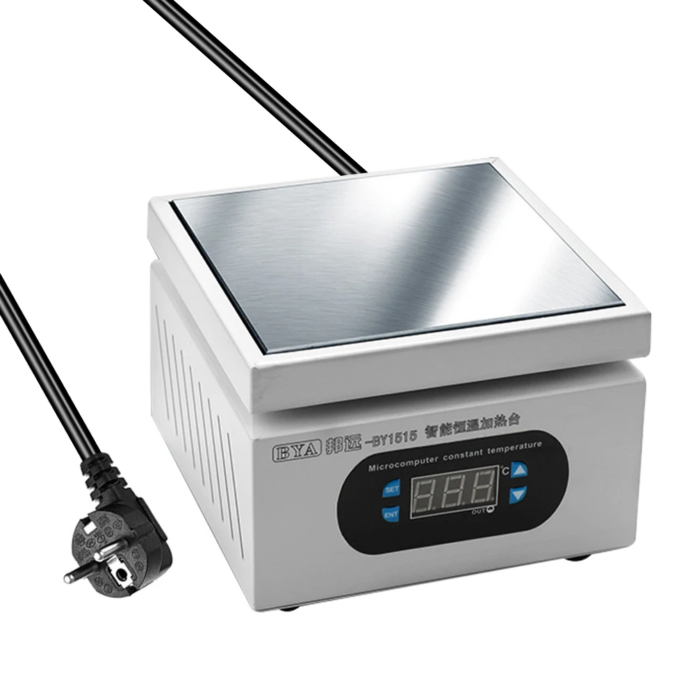 

Hot Plate Aluminum Plate Heating Station Electronic Hot Plate Table Preheating Platform 0-400℃ for BGA Planting Printed Circuit