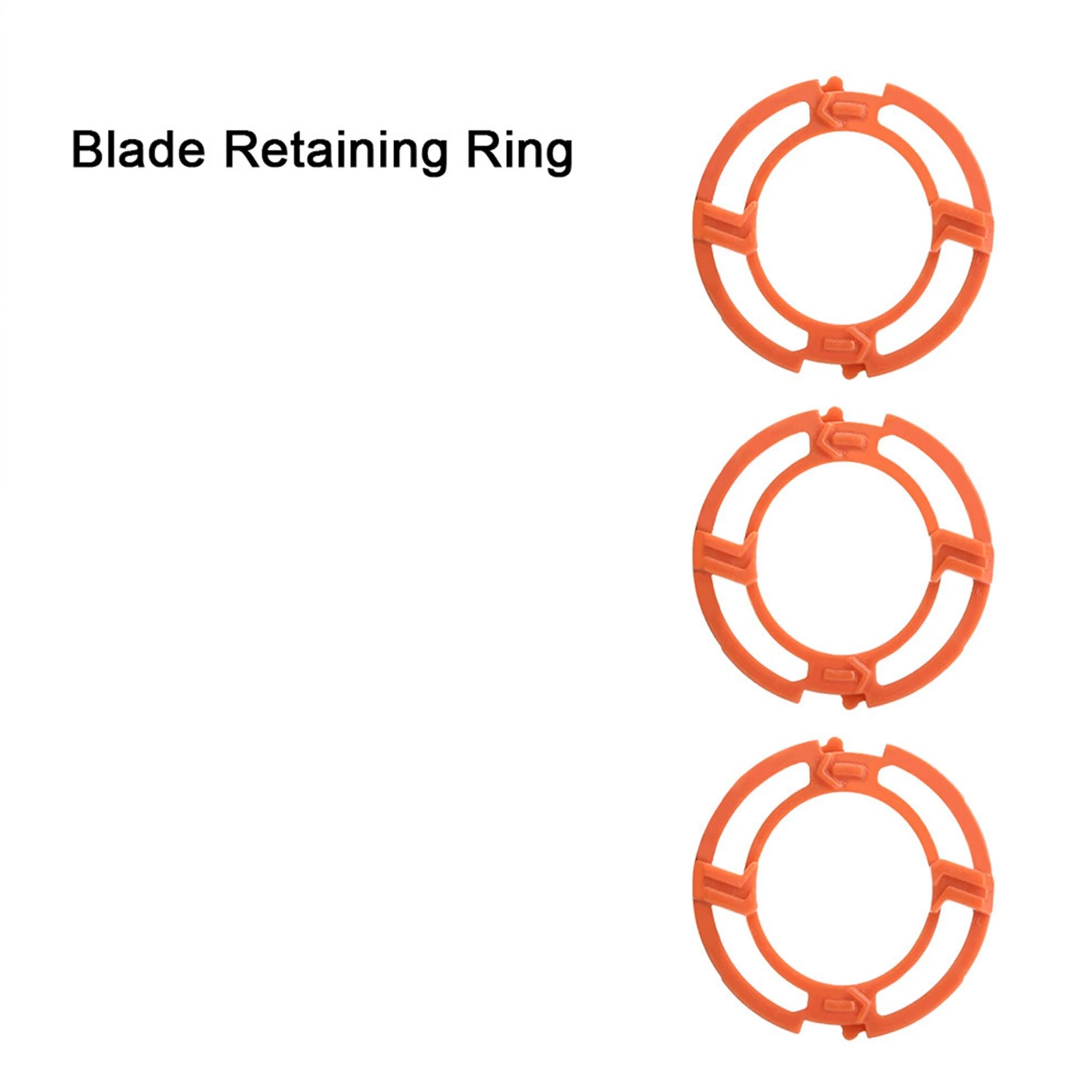 3PCS Orange Blade Retaining Rings for Series 7000 9000 RQ12 Models