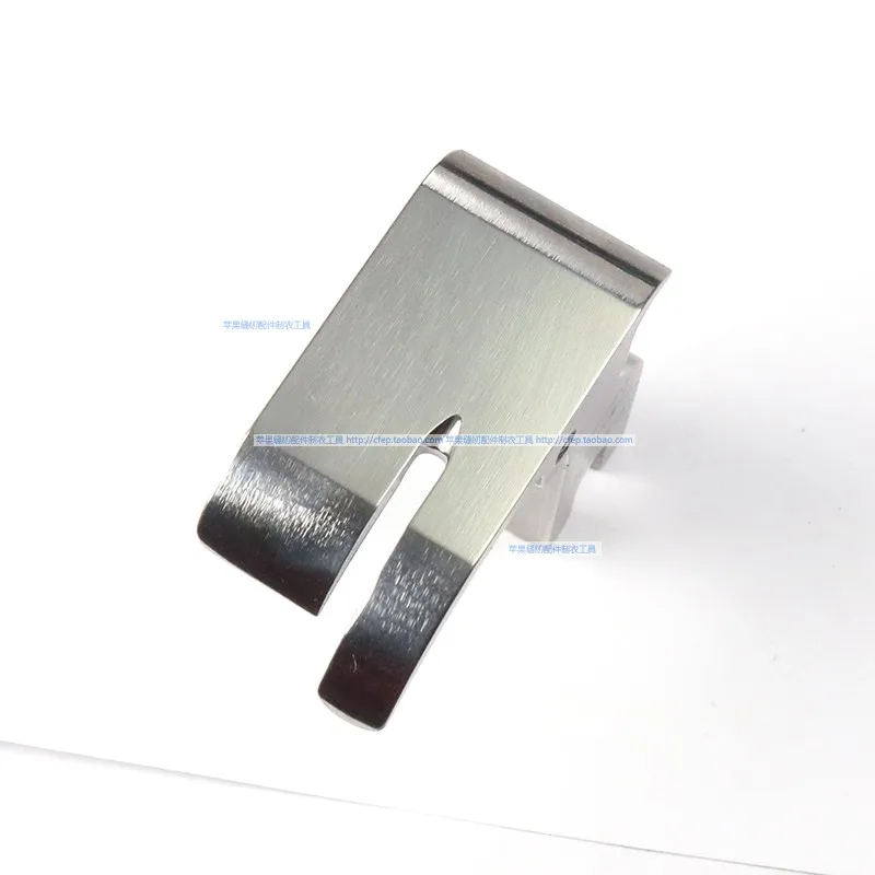 EP سبائك الصلب قطعة قدم الضغط في ماكينة الخياطة P351e في الخط قطعة قدم الضغط في ماكينة الخياطة اليسار 6 اليمين 10 أسفل العرض الإجمالي 16 قدم الضغط في ماكينة الخياطة الأوسط #3