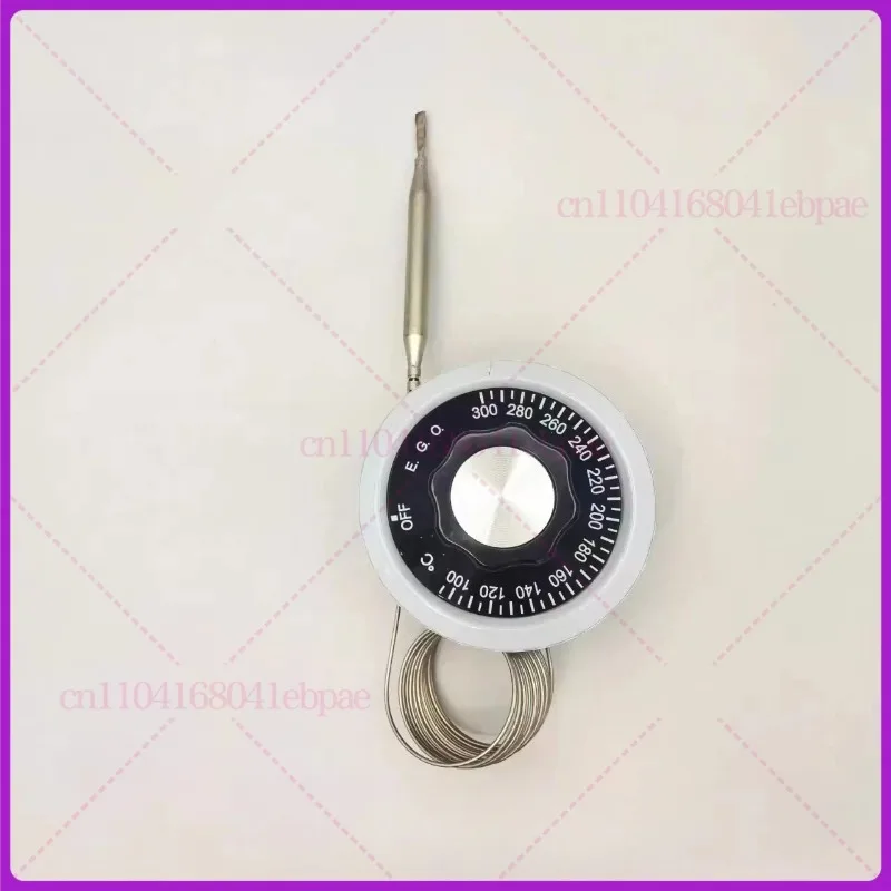 Griddle Fryer Parts 2 Pins 100-300°C 55.13054.110 Temperature Controller Thermostat For Stove Fryer Replacement