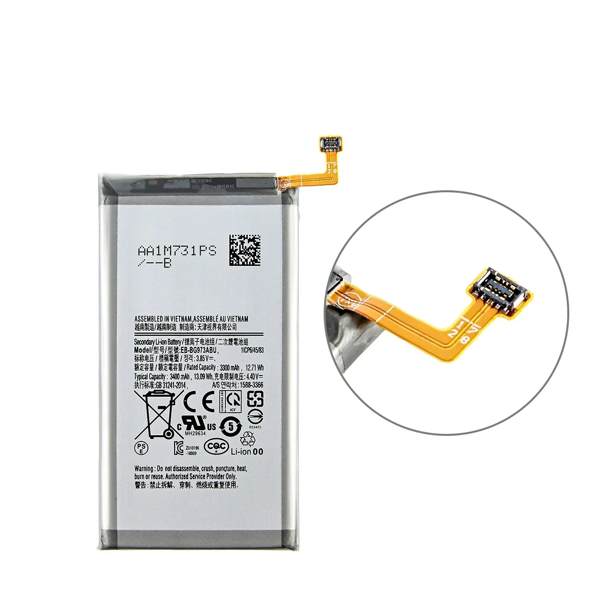 EB-BG973ABU Bateria para Samsung Galaxy S10, S10 X, SM-G9730, SM-G973, G973F, G973U, G973W, 3400mAh, novo, ferramentas