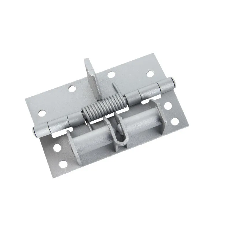 

1PCS Multi Functional Door Closer Automatic Rebound Hinge 4-inch Buffer Device Spring Invisible Hinge 90° Right Angle Positionin