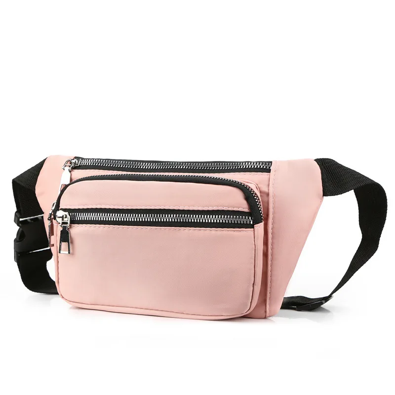 Fashion Women\'s Waist Bag Chest Bag Waterproof Fanny Pack Multifunction Messenger Shoulder Banana Bags Fashion Waist Bag