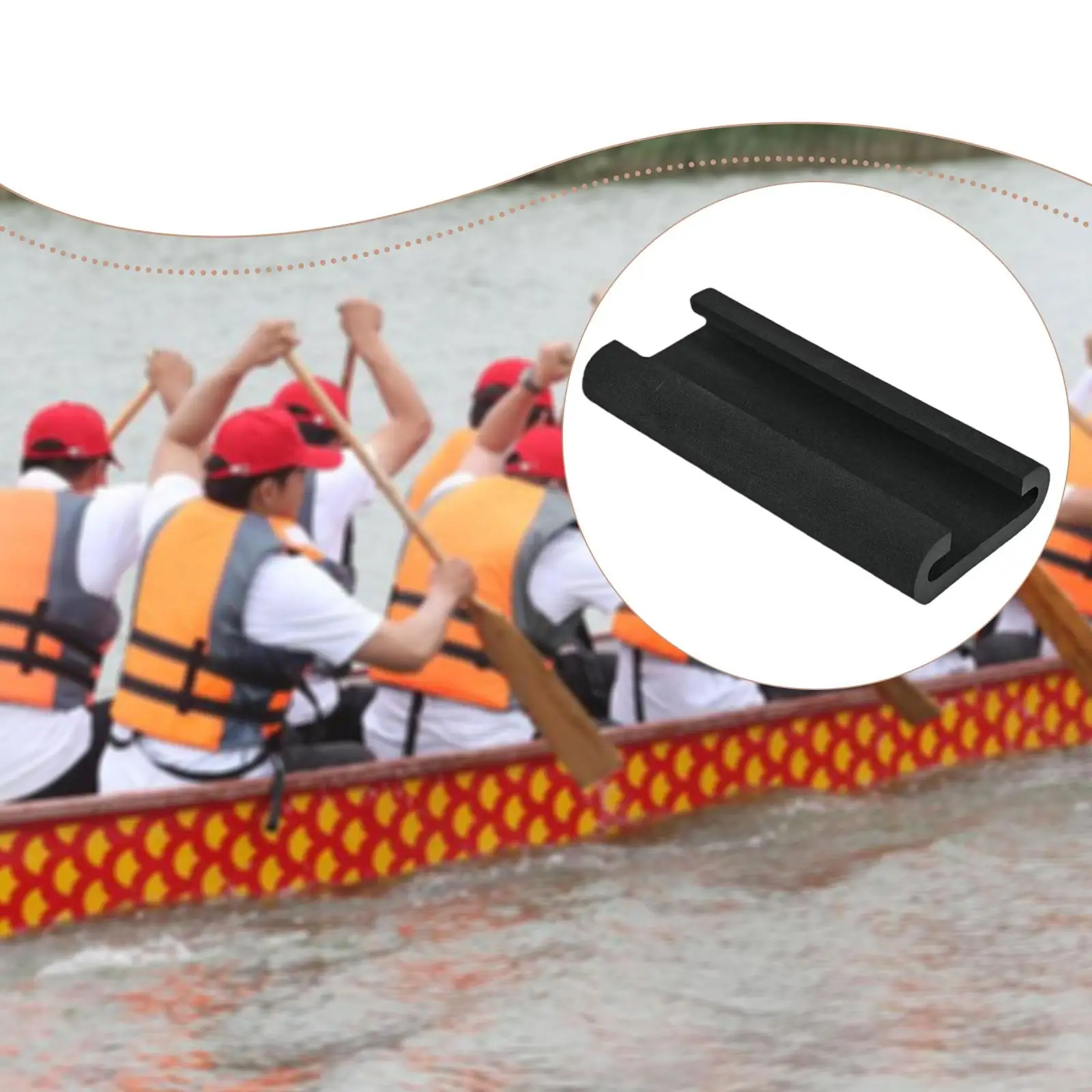 EVA Dragon Boat for seat Cushion Nonslip Durable U Shape Design Portable Training Pad for Racing Boat Athletes Comfort Support