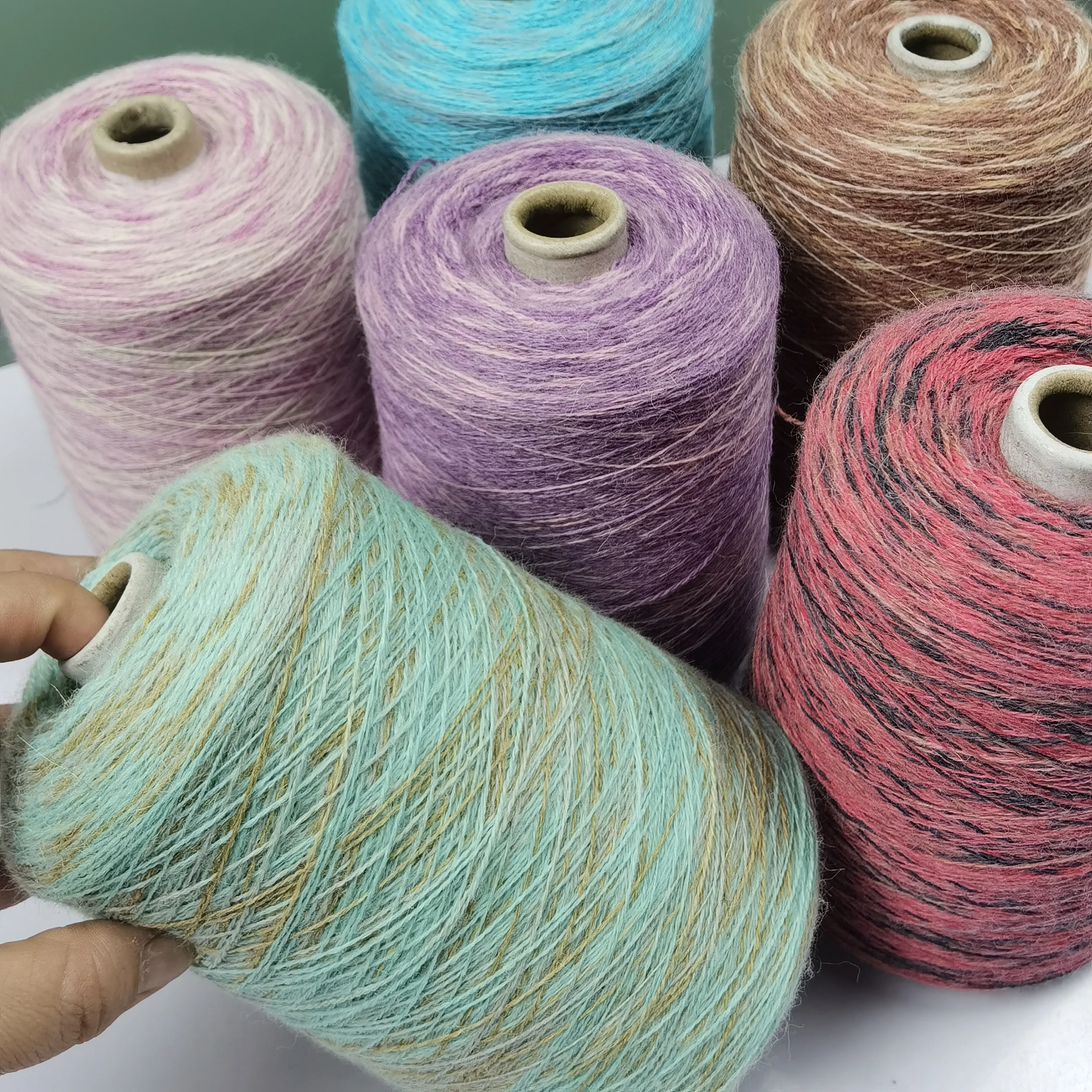 

Перуанская шерсть альпаки, ручная вязка, осенне-зимняя теплая пряжа, 00% альпака, 26 шт., тканый узкий уютный трикотаж