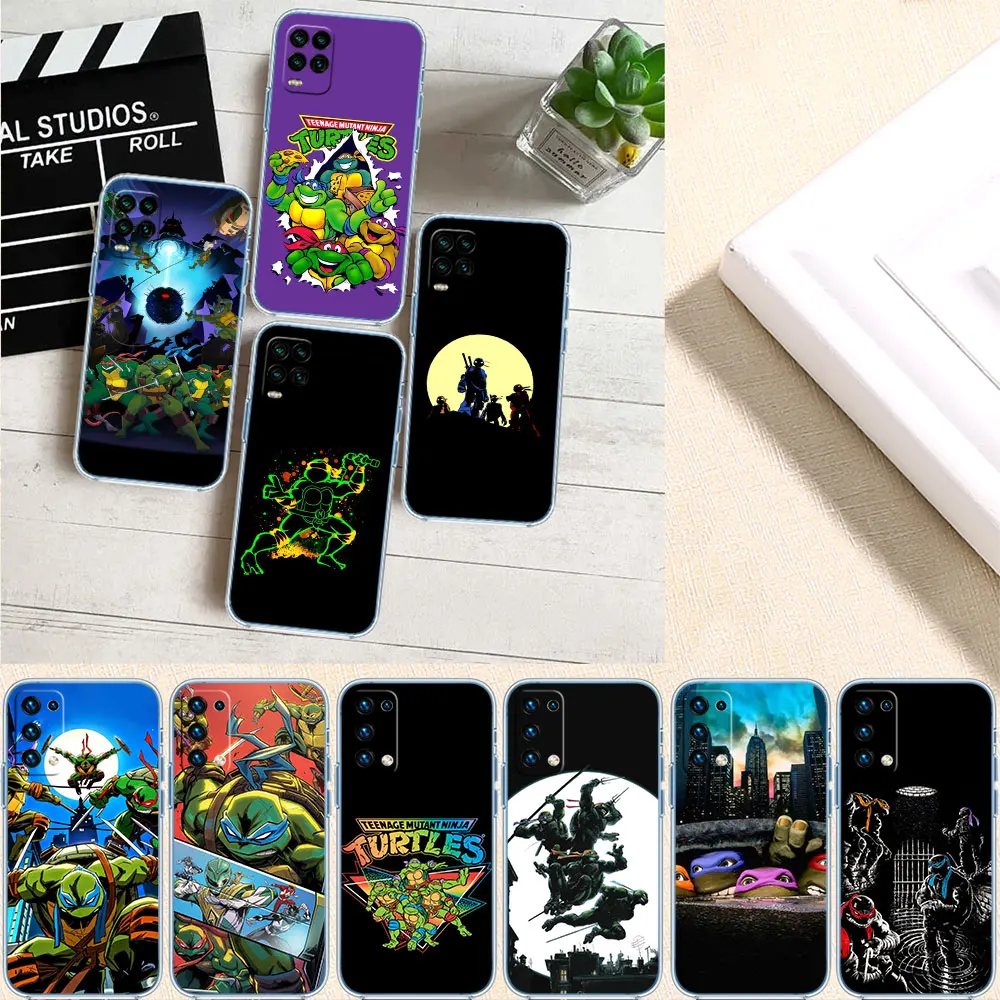 DK29 TMNT Soft Shell Transparent Phone Case for Samsung Galaxy A04 A04S A14 A23 A34 A54 M23 M33 M52 M53