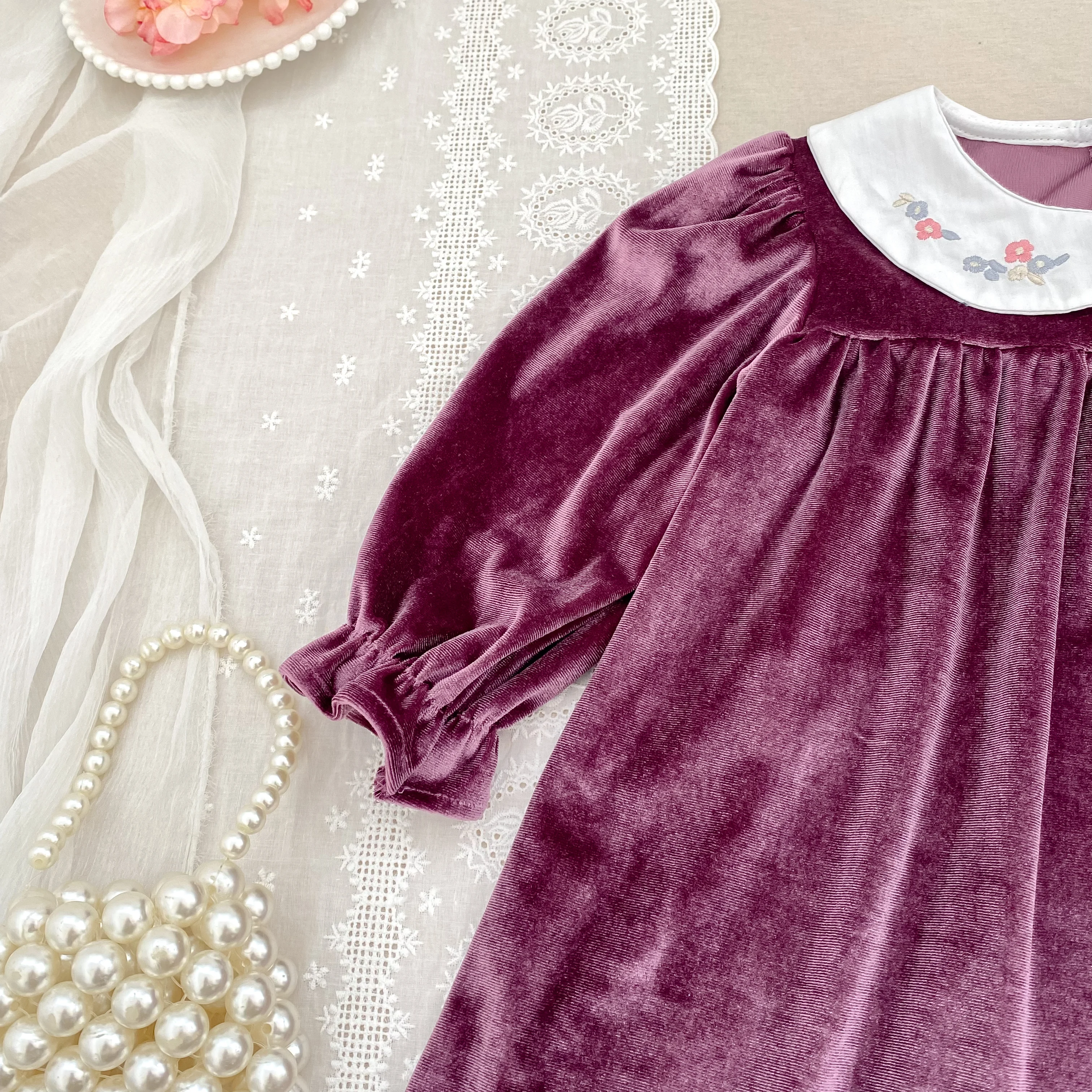 Herbst Baby Mädchen Kleidung Stickerei Weihnachten Party Kleid Kostüm 1-6Yrs Kleinkind Mädchen Geburtstag Kinder Kleidung Weihnachten Kleider – Detail 16