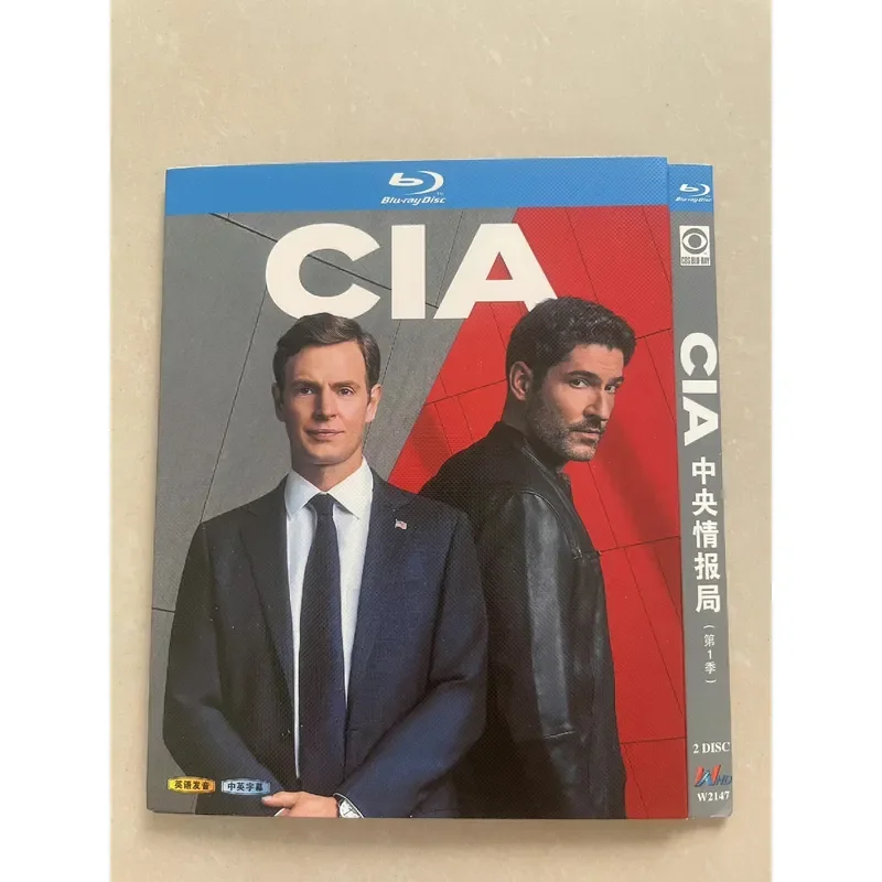 CIA Season 1 2 Disc Pack 2026 Free Shipping New Blu ray American Drama