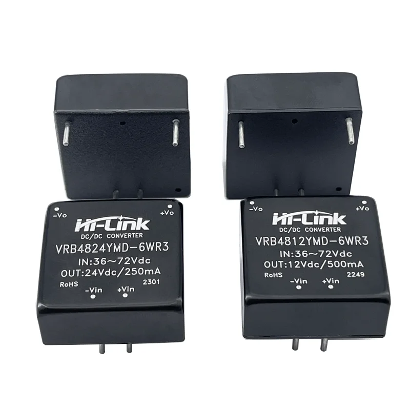 6W DC-DC Power Module Wide Voltage 5V 12V 24V 48V to 3.3V 5V 9V 12V 24V Isolated Regulated
