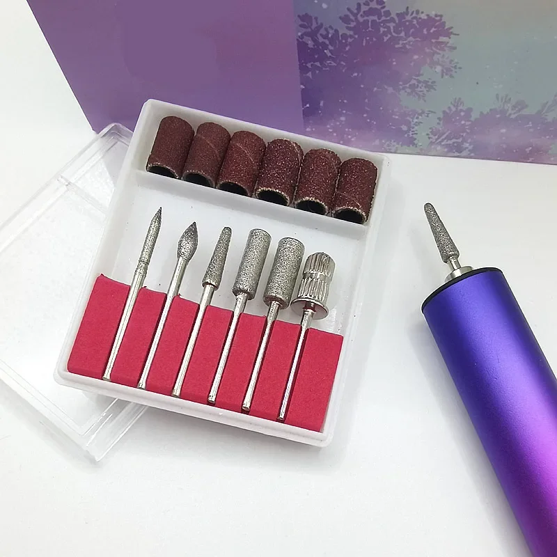 Professional Electric Nail Drill Machine Drill Bits Nail Sanding Bands Manicure Cutter Kit Gel Polish Remover Pedicure Tools