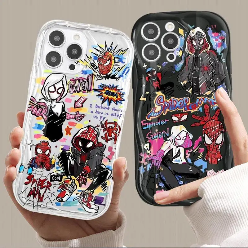 Sipider Man Gwen Phone Case for Apple iPhone 15 Pro Max 13 14 Plus 12 Mini 11 Pro XR 8 SE 7 6S XS MAX Matte