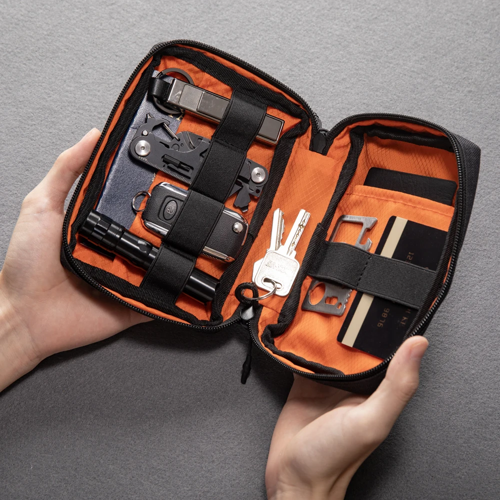 EDC Mid Organizer Pouch Everyday Carry Cable Kit Tactical Bag