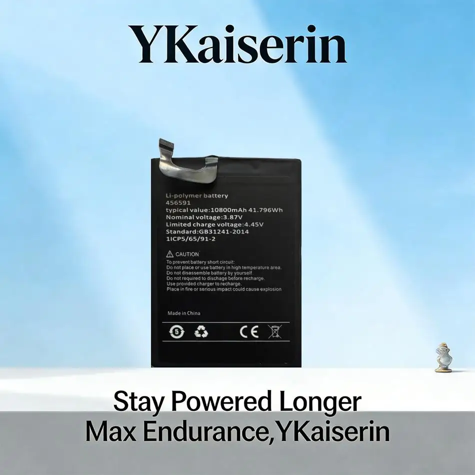 

Fit For 456591 10800mAh Reliable Power Supply High Compatibility Mobile Phone Battery