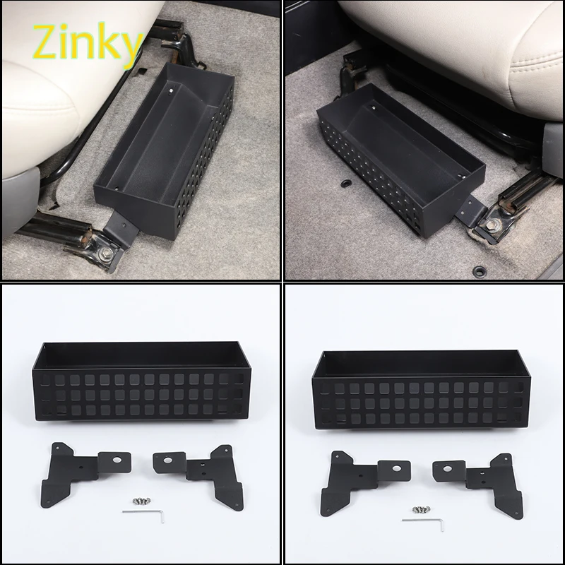 

Aluminum alloy Car seat multifunction organizer storage basket Fit for Toyota Land Cruiser Prado J120 2003-2009
