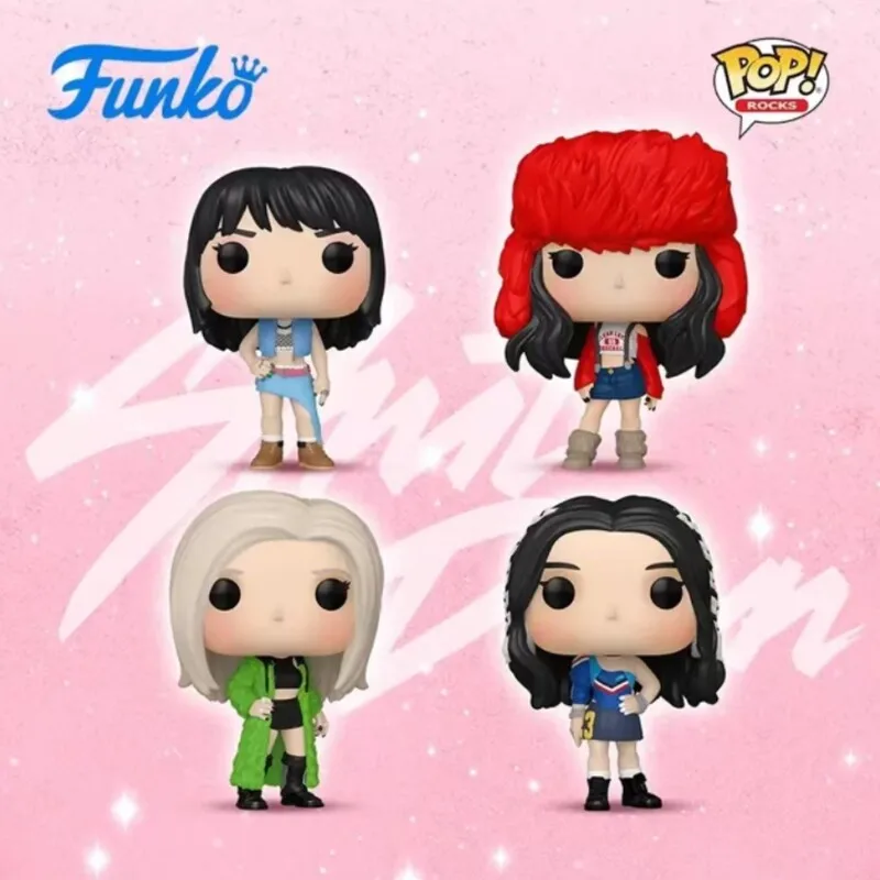 Figura Original Funko POP Genuina de Blackpink, Lisa, Kim Ji Soo, Kim Jenny, Park Chae Young, Muñeca Modelo, Regalo de Cumpleaños para Niñas
