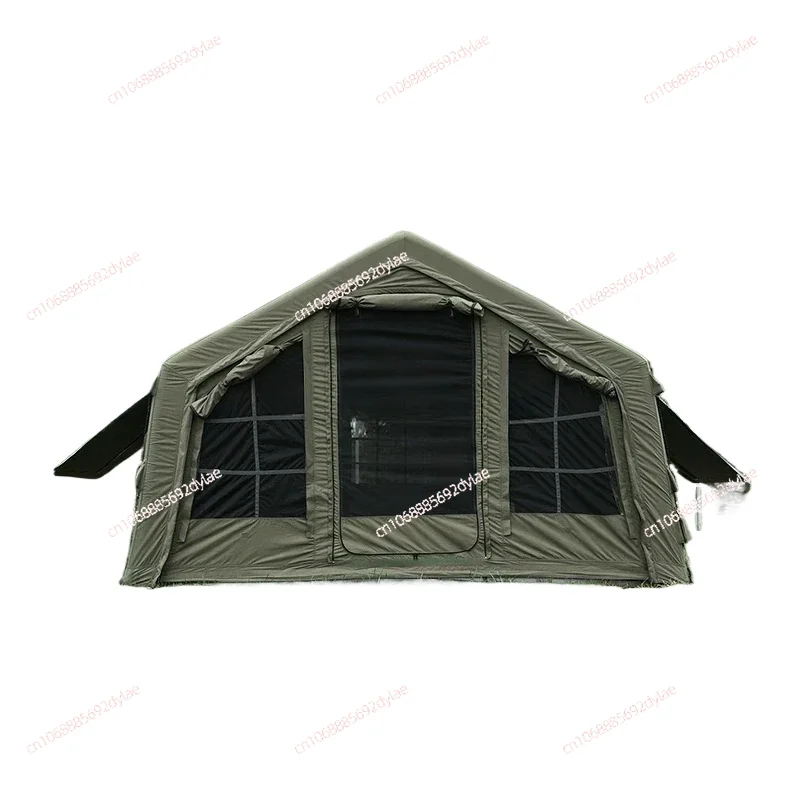 Camping Thickened Sun-Proof Rain-Proof Folding Outdoor Inflatable Tent 17.2 Square Meters of Gas Column Cabin