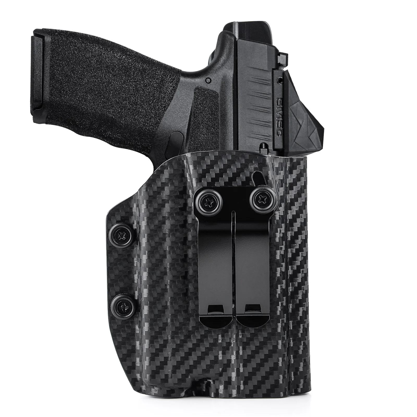 IWB Kydex Holster for Springfield Hellcat PRO with Tactical Flashlight Olight Baldr S Light Inside Appendix Concealed Carry