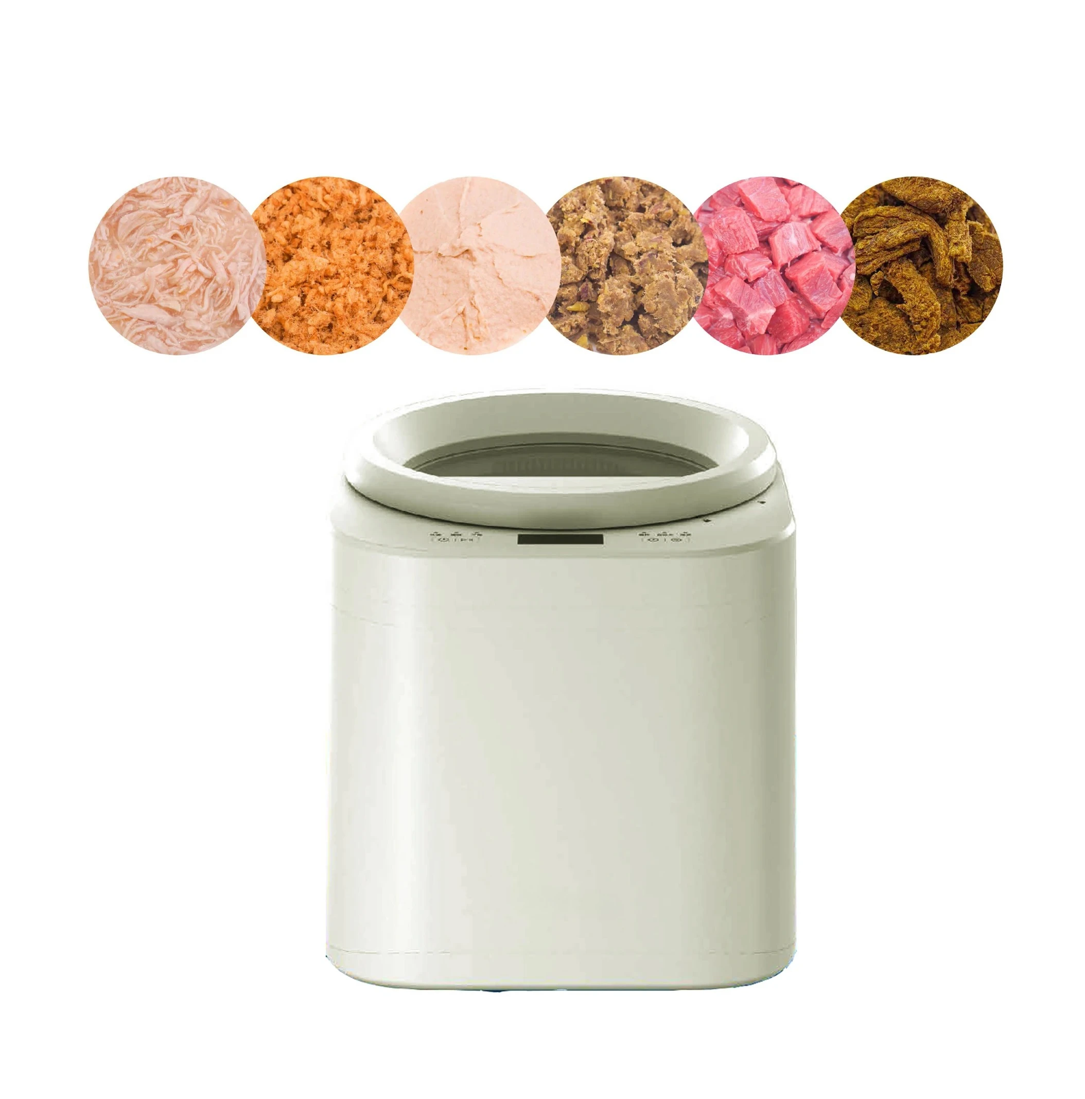 Customized Automatic Small Pet Food Maker and Processor High Quality Stylish Luxurious Plastic Design for Dog and Cat Feeding