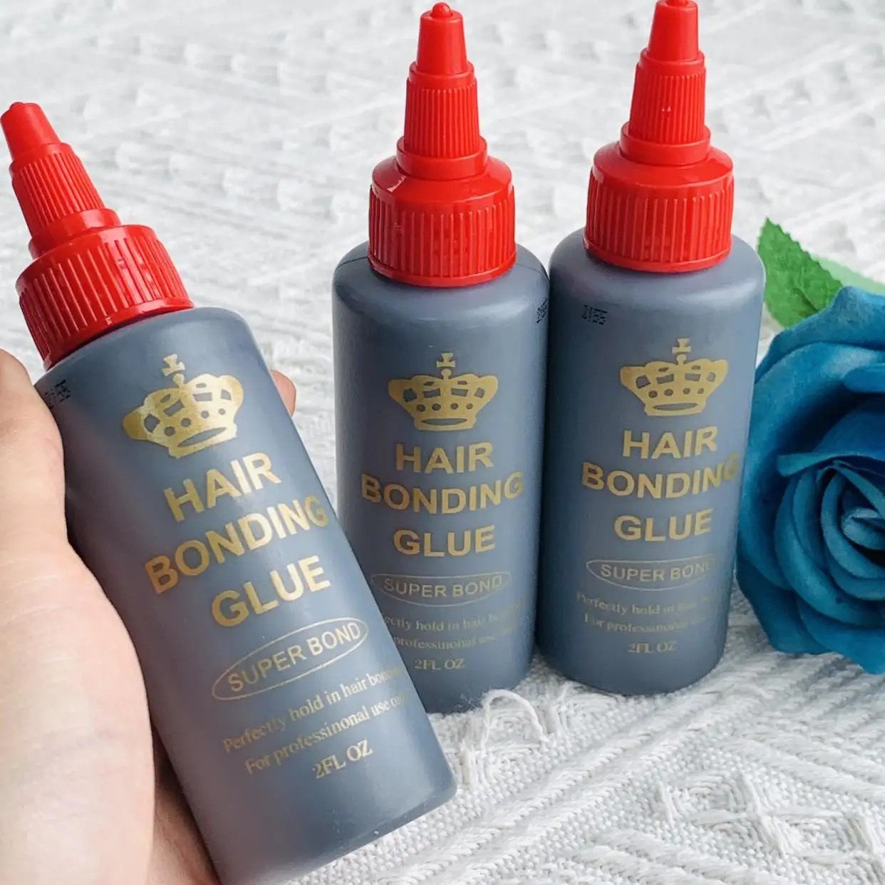 تصفيف قوي مقاوم للماء وصلات شعر مضفرة 2/1 قطعة شعر مستعار احترافي لاصق حصريًا للصالون