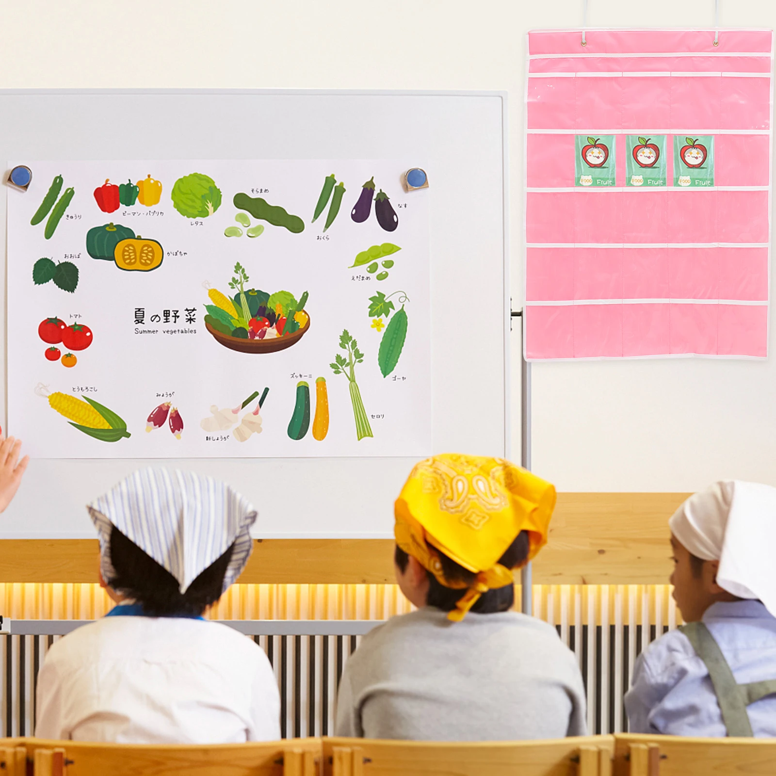 منظم الهاتف الخليوي للفصل الدراسي، حقيبة هاتف متعددة الشبكات، حقيبة تخزين أشتات مثبتة على الحائط، مادة عالية الجودة قابلة للطي #3