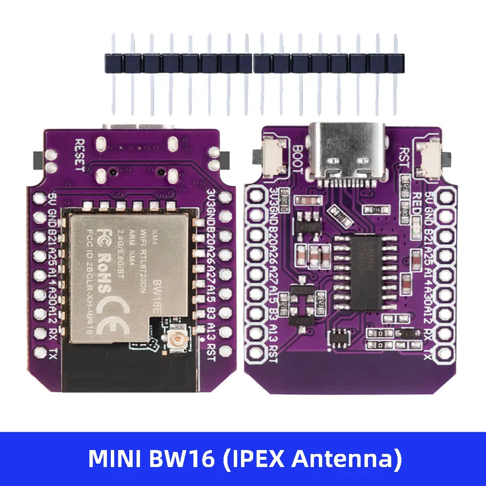 RTL8720DN Dual Band WiFi Bluetooth Modulo NICEMCU BW16 Scheda Di RTL8720DN Dual Band WiFi Bluetooth Modulo NICEMCU BW16 Scheda Di