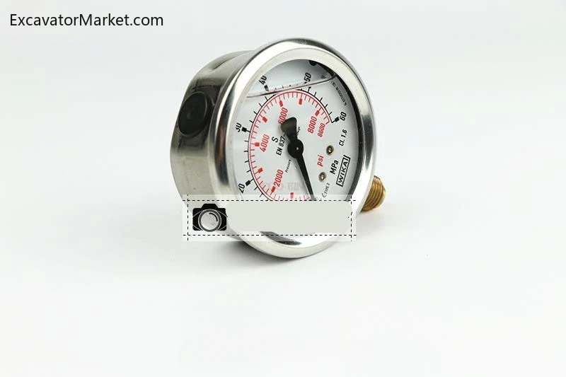 Pressure gauge shock-resistant stainless steel pressure gauge negative pressure vacuum gauge MPa For WIKA EN837-1