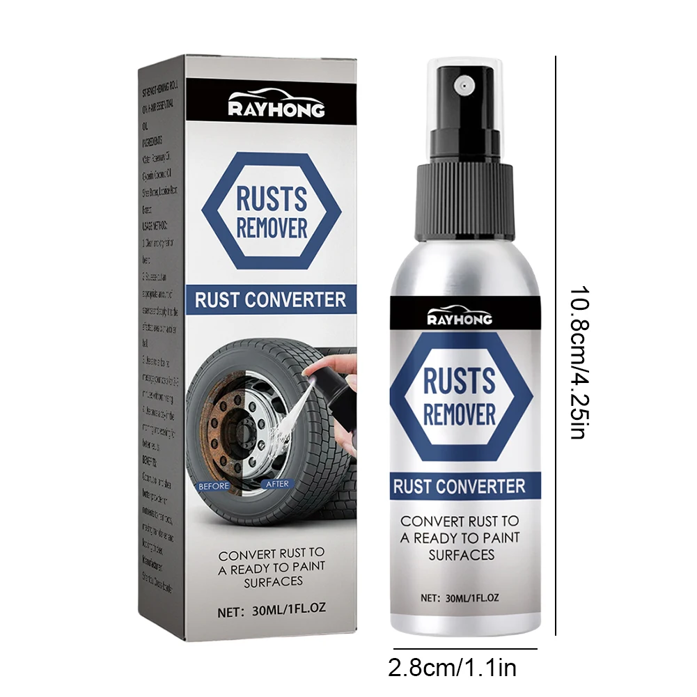 بخاخ مزيل الصدأ متعدد الأغراض ، مزيل البقع التلقائي ، تفاصيل السيارة ، مسحوق الحديد ، 30