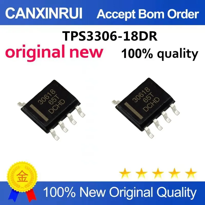 TPS3306-18DR Screen Printing 30618 Dual Processor Monitoring Circuit SOP-8 Packase Quality Assurance