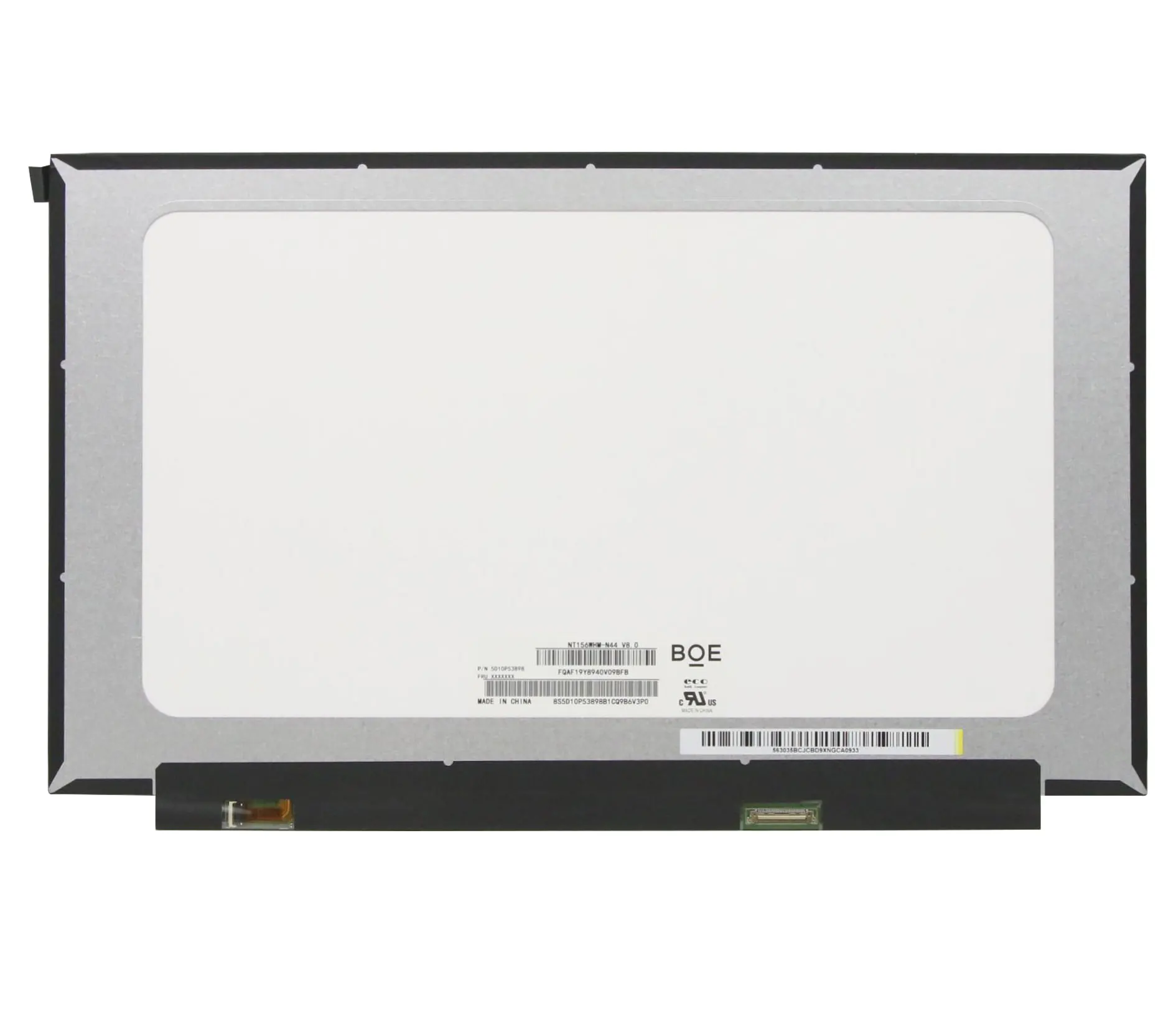 شاشة LCD مقاس 15.6 بوصة NT156WHM-N44 V8.0 B156XTN08.1 NT156WHM-N34 B156XTN08.0 N156BGA-EA2 مصفوفة الكمبيوتر المحمول 1366*768 EDP 30 Pins
