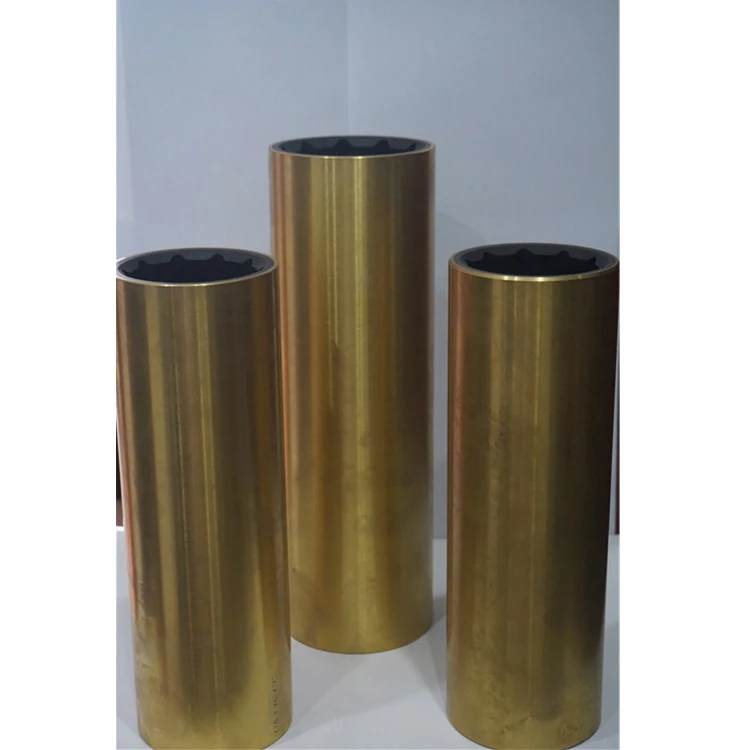 

Marine customizable brass type bronze type water lubrciated rubber sleeve bearing with different sizes