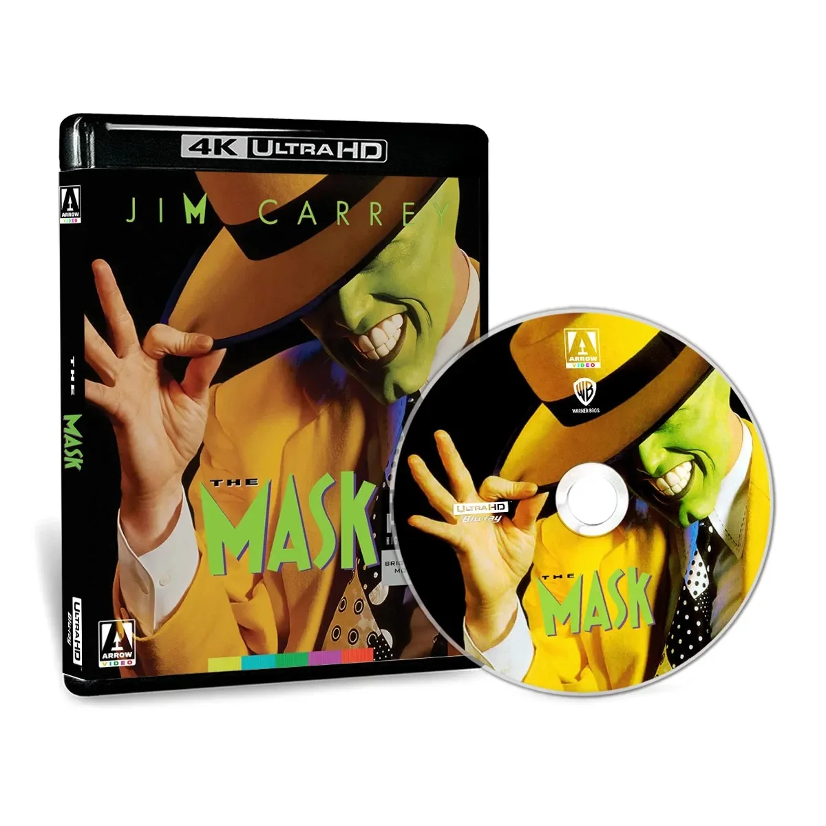 HOT 4K UHD The Mask (1994) Blu-ray Movie Disc PS5 compatible with XSX Dolby Vision Atmos