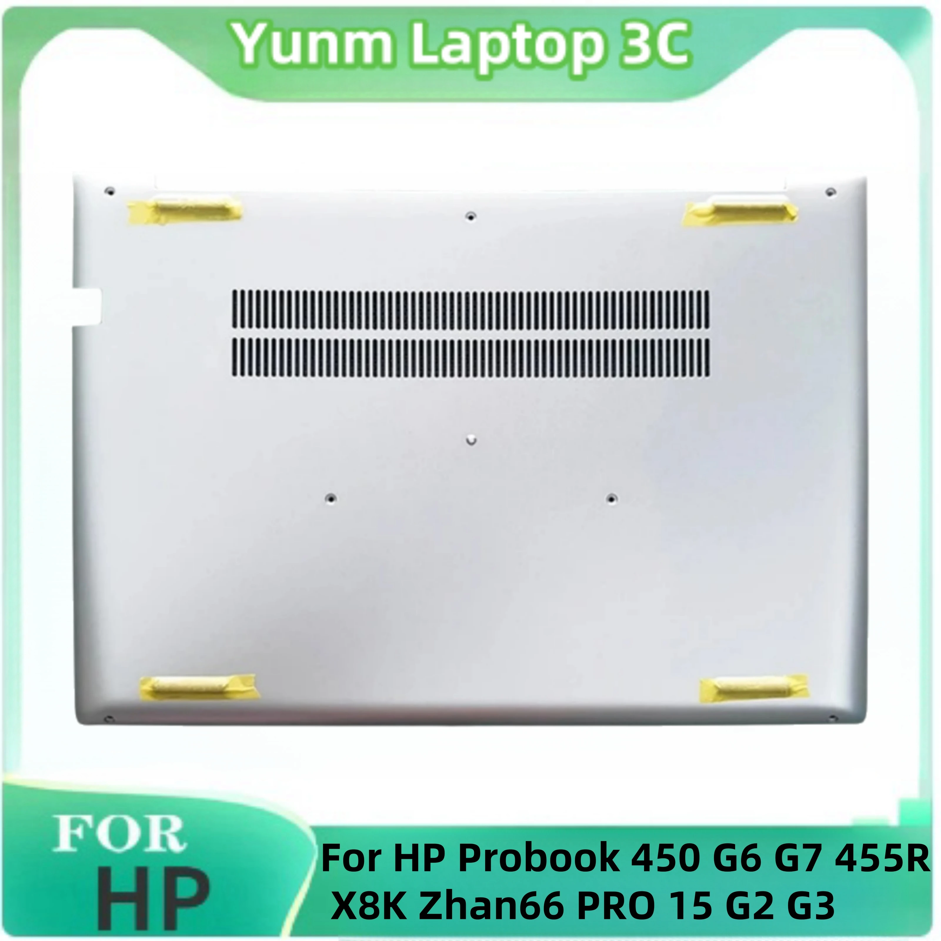 

For HP Probook 450 G6 450 G7 455R G6 G7 X8K Zhan66 PRO 15 G2 G3 New Original Laptop Bottom Shell Rubber Strip Pad Lower Case