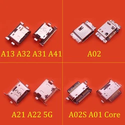 10Pcs Type C Charger USB Charging Port Dock Connector For Samsung Galaxy A12 A32 5G  A52 A72 A02S A025F A01 Core A013F A02 A022F