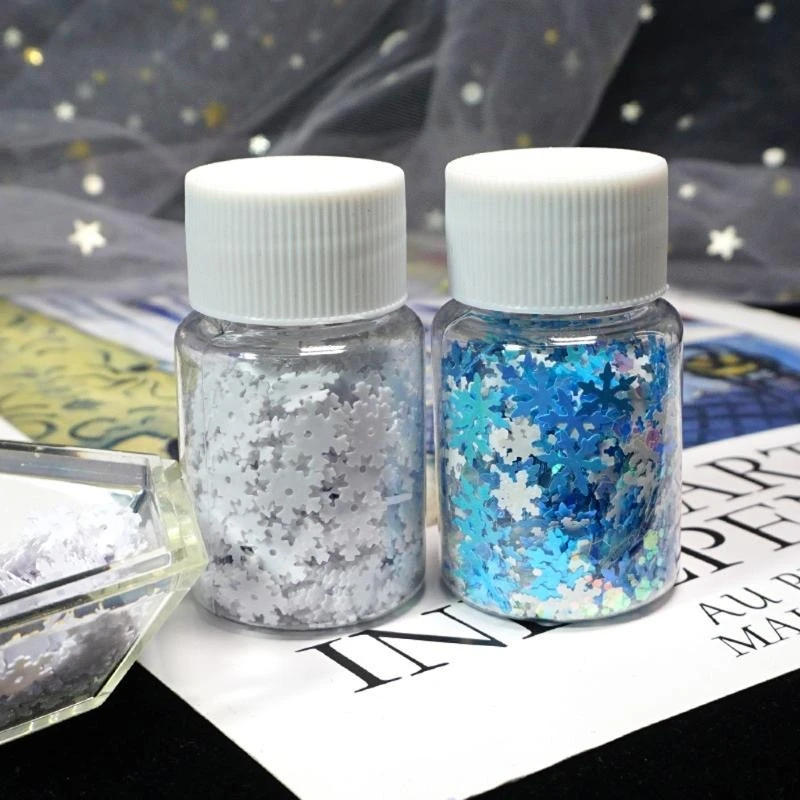 573B Flakes Snowflakes Shiny Sequins Chunky DIY Art Resin Fillers