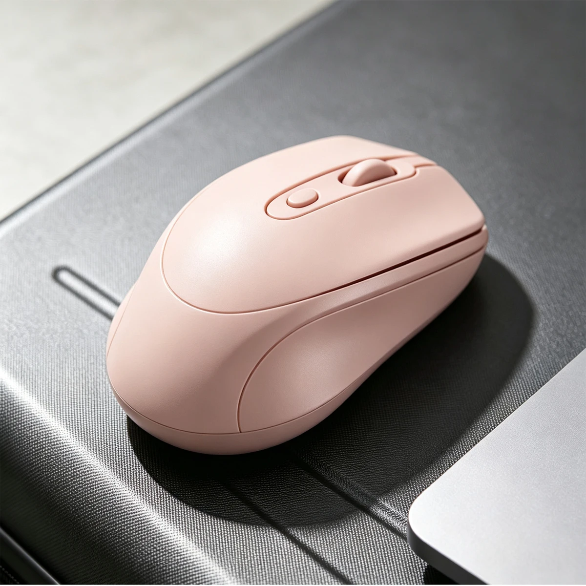 2.4G & BL Dual Mode Rechargeable Wireless Mouse | Macaron Color | Comfort Ergonomic | USB Receiver | For Laptop Desktop