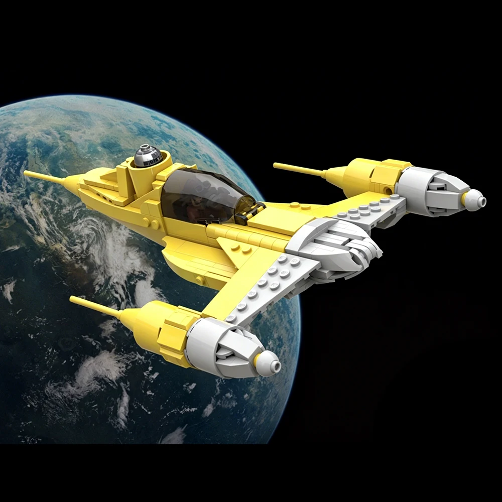 New MOC Space Fighter Hangar N-1 Model Building Blocks DIY Modular Technic Battleship Assembly Children's Toy Boy Holiday Gift