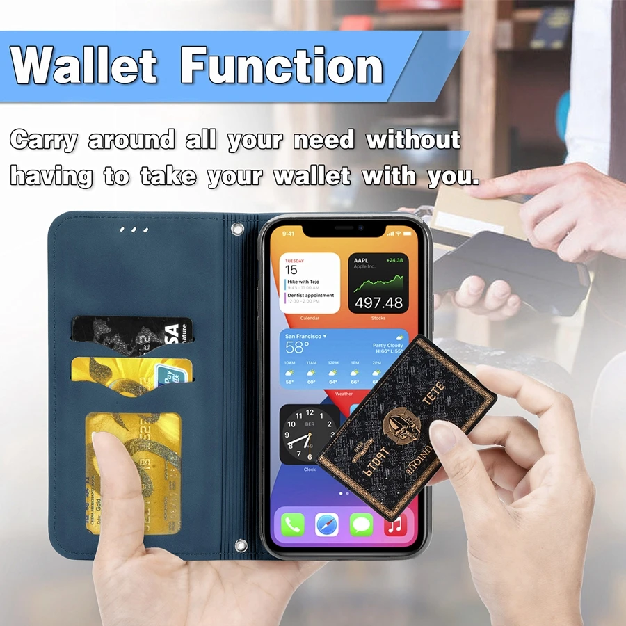 Retro Skin Feel To Suck Wallet Case For iPhone 13 Pro Max 12 Pro Max 11 Pro Max SE 2020 X XS XR XS Max 8 Plus 7 Plus 6/6S 6 Plus