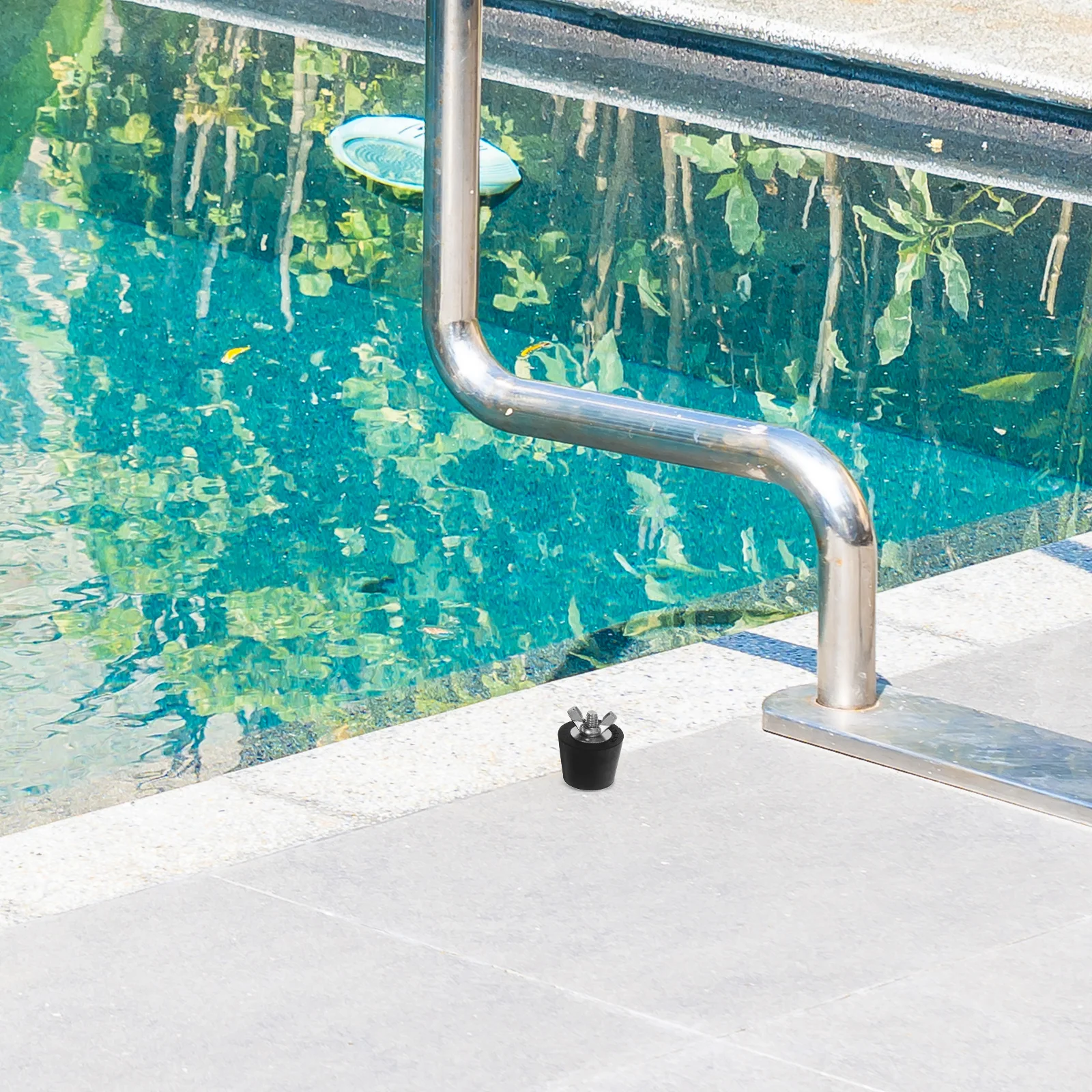 

Winterizing Pool Plug Heavy Duty Threaded Drain Stopper for Inground Above Ground Pools Freeze Protection Water Care Maintenance