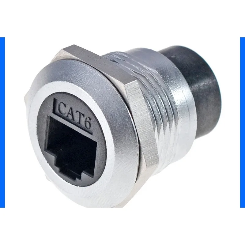 CAT6 RJ45 Panel Mount Coupler, Ethernet Network Extension Adapter for Cabinet