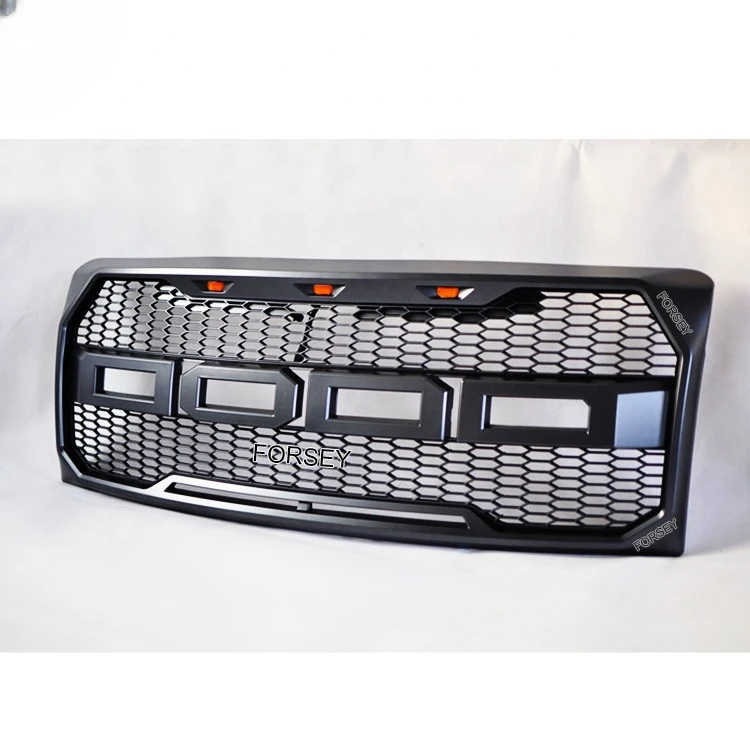 LED Raptor Style Grille para Ford F F-150 2009-2014, autopeças, logotipo