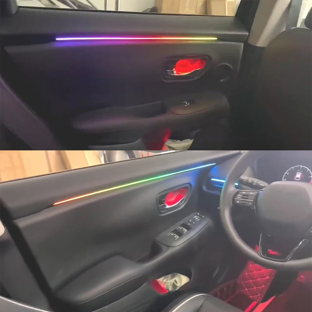 For Honda ZRV/Zhi HR-V 64 color ambient light 64 color RGB ambient light  cars accessories  Luminous decorative panel modificati