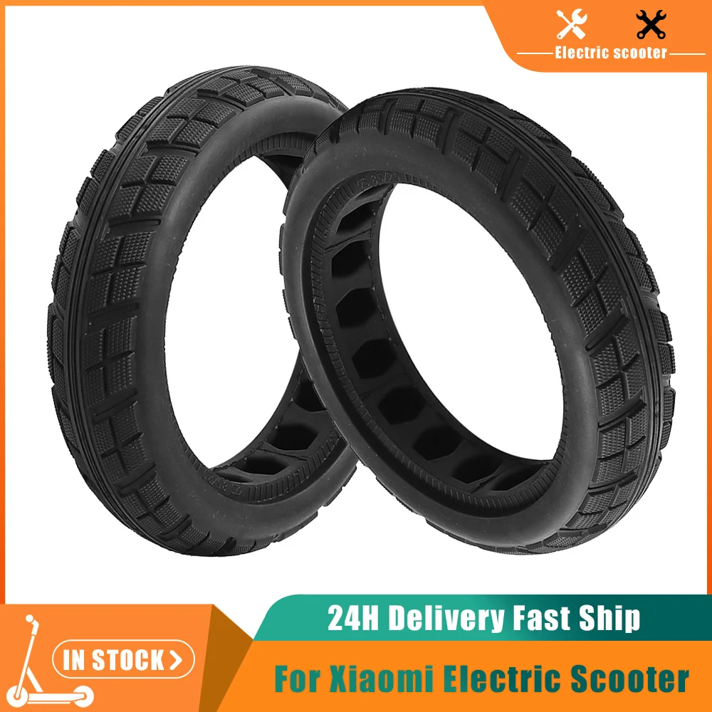 8.5 بوصة المضادة للانزلاق الإطارات الصلبة ل Xiaomi M365 برو 1S سكوتر كهربائي 8 1/2x2 المطاط غير الهوائية عجلات استبدال الإطارات