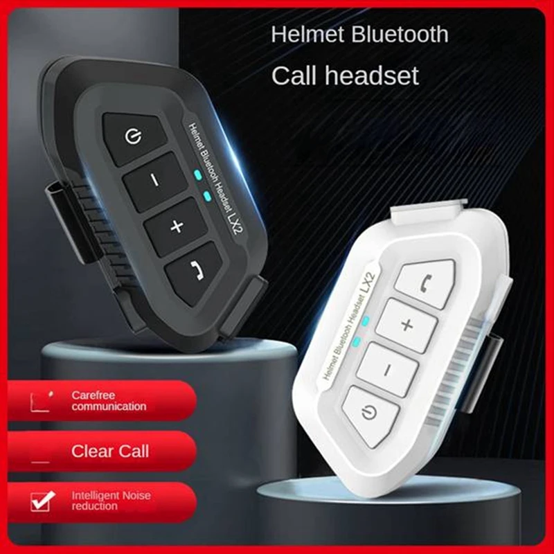 

Lx2 Bluetooth5.0 Helmet Headset Wireless Hands-Free Call Motorcycle Helmet Waterproof Headset Stereo Bluetooth Headset