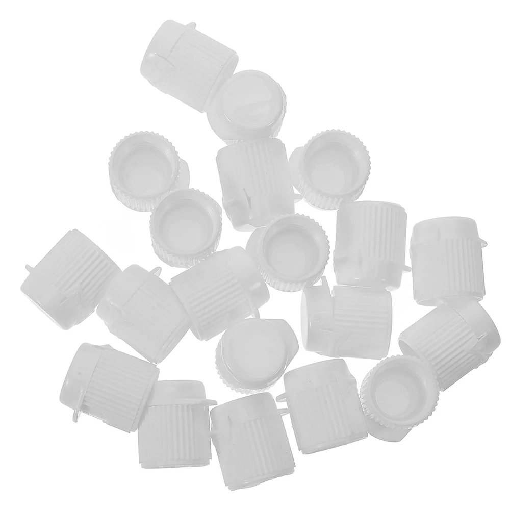 

20Pcs Travel Plastic Toothpaste Caps Flip Lid Leak Proof Cover Portable Self Sealing Toothpaste Supplies