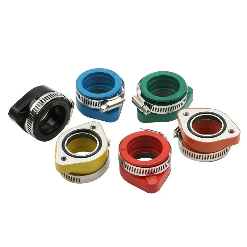Motorcycle Alconstar- Rubber Carburetor Intake Manifold Flange Adapter Mikuni VM24 26 Koso Keihin PWK 21/24/26/28/30mm TM28