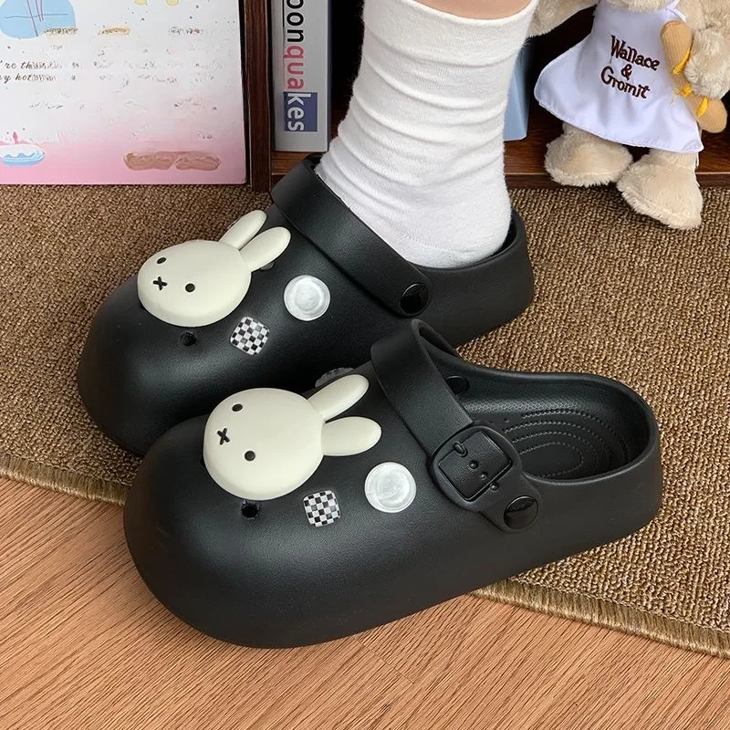 Miffy Rabbit Thick soled Arch - đánh giá và giá Summer Clothing Cartoon