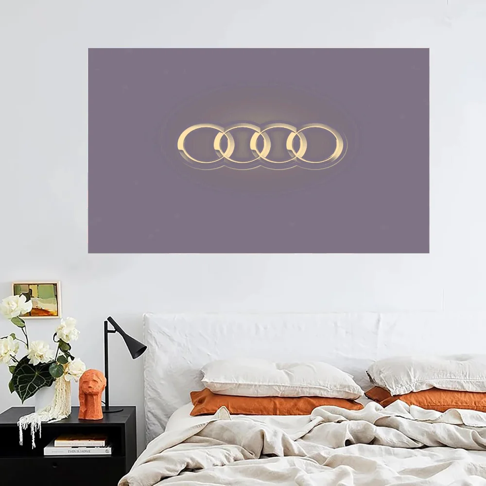 A-audi Logo Advertising Flag to Hang Decorative Flags for Rooms Flags and Banners Outdoor Decor Home Garden Garage Decoration