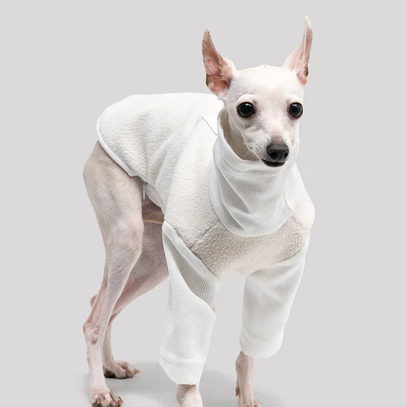 Italian Greyhound Clothes Reversible Lamb Velvet Whippet Clothes Winter Warm Jacket Greyhound Clothes Dog Coat Ropa Para Perros